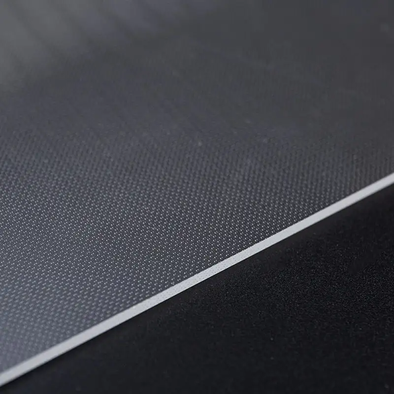 Plaque de guidage de lumière pointillée laser PMMA flexible de taille non standard