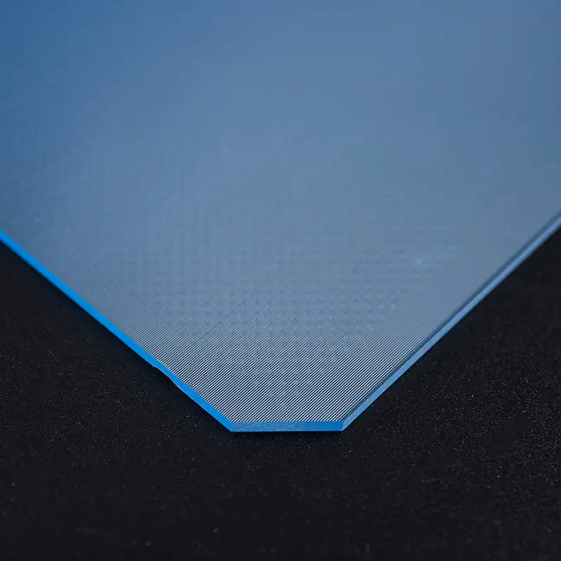 Plaque de guidage de lumière extrudée transparente en PMMA de qualité optique, haute luminosité, large application